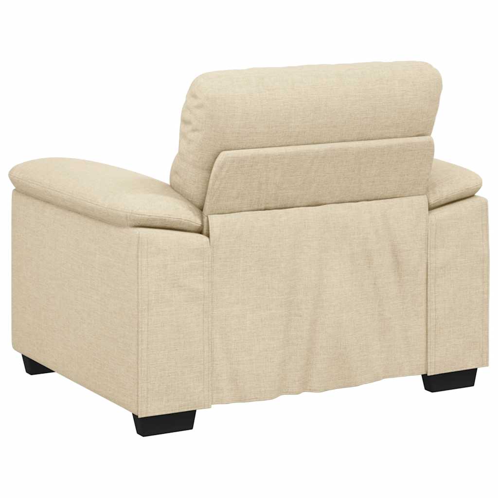 vidaXL Sofa Fotel Kremowy 100x81x84 cm Tkanina