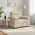 vidaXL Sofa Fotel Kremowy 100x81x84 cm Tkanina