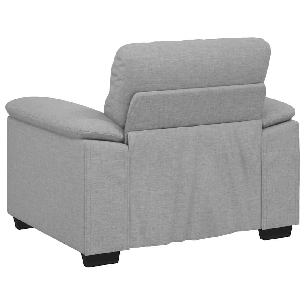 vidaXL Sofa Fotel Cloud Grey 100x81x84 cm Tkanina