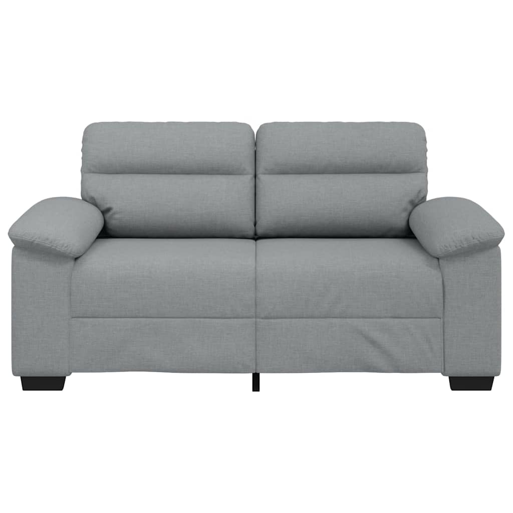 vidaXL Sofa 2-osobowa Jasnoszara 160x81x84 cm Tkanina