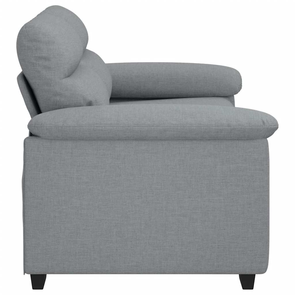 vidaXL Sofa 2-osobowa Jasnoszara 160x81x84 cm Tkanina