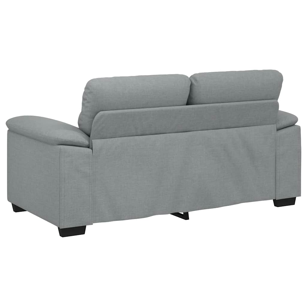 vidaXL Sofa 2-osobowa Jasnoszara 160x81x84 cm Tkanina