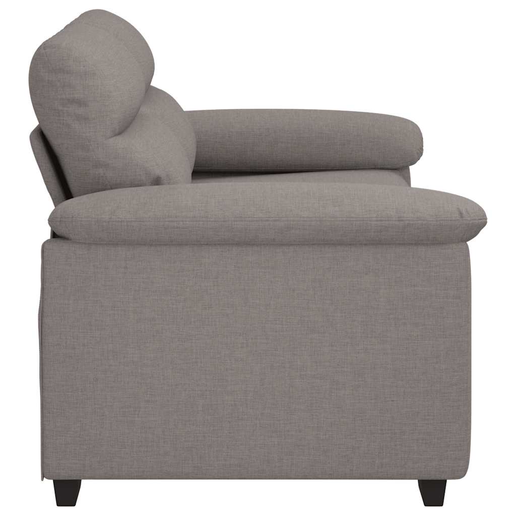 vidaXL Sofa 2-osobowa Taupe 160x81x84 cm Tkanina