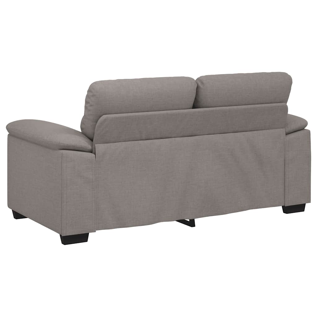 vidaXL Sofa 2-osobowa Taupe 160x81x84 cm Tkanina