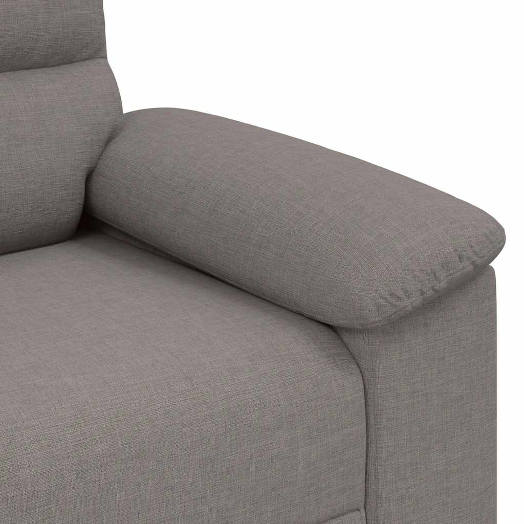 vidaXL Sofa 2-osobowa Taupe 160x81x84 cm Tkanina