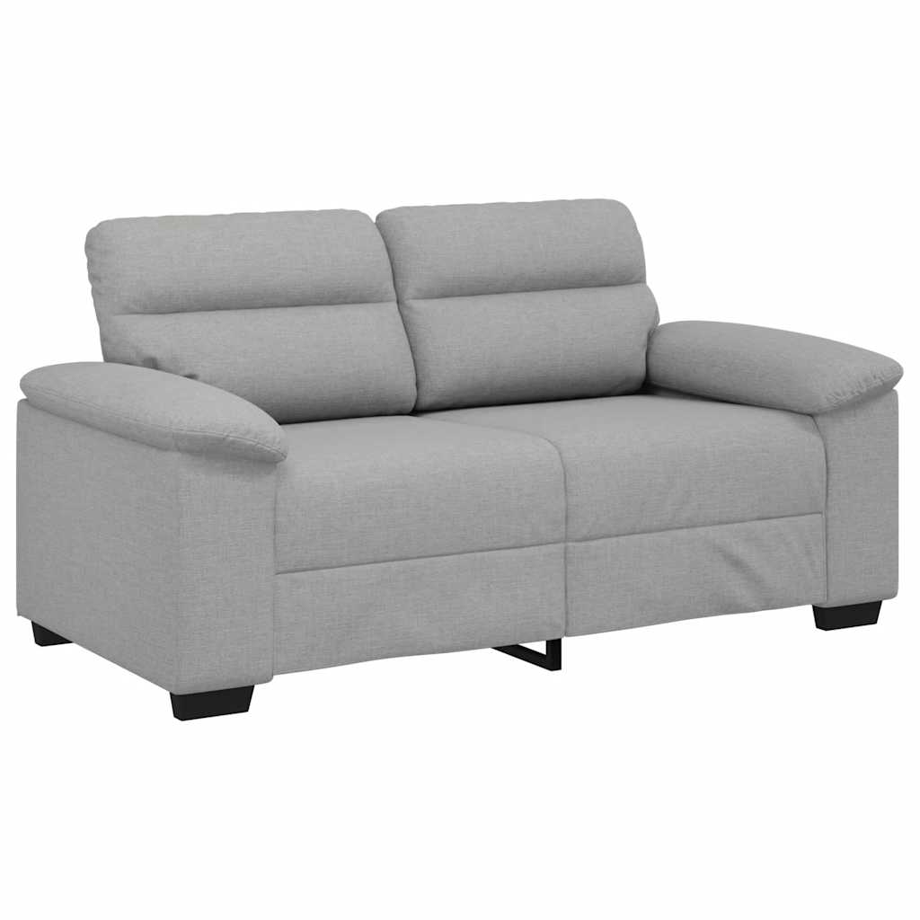vidaXL Sofa 2-osobowa Cloud Grey 160x81x84 cm Tkanina