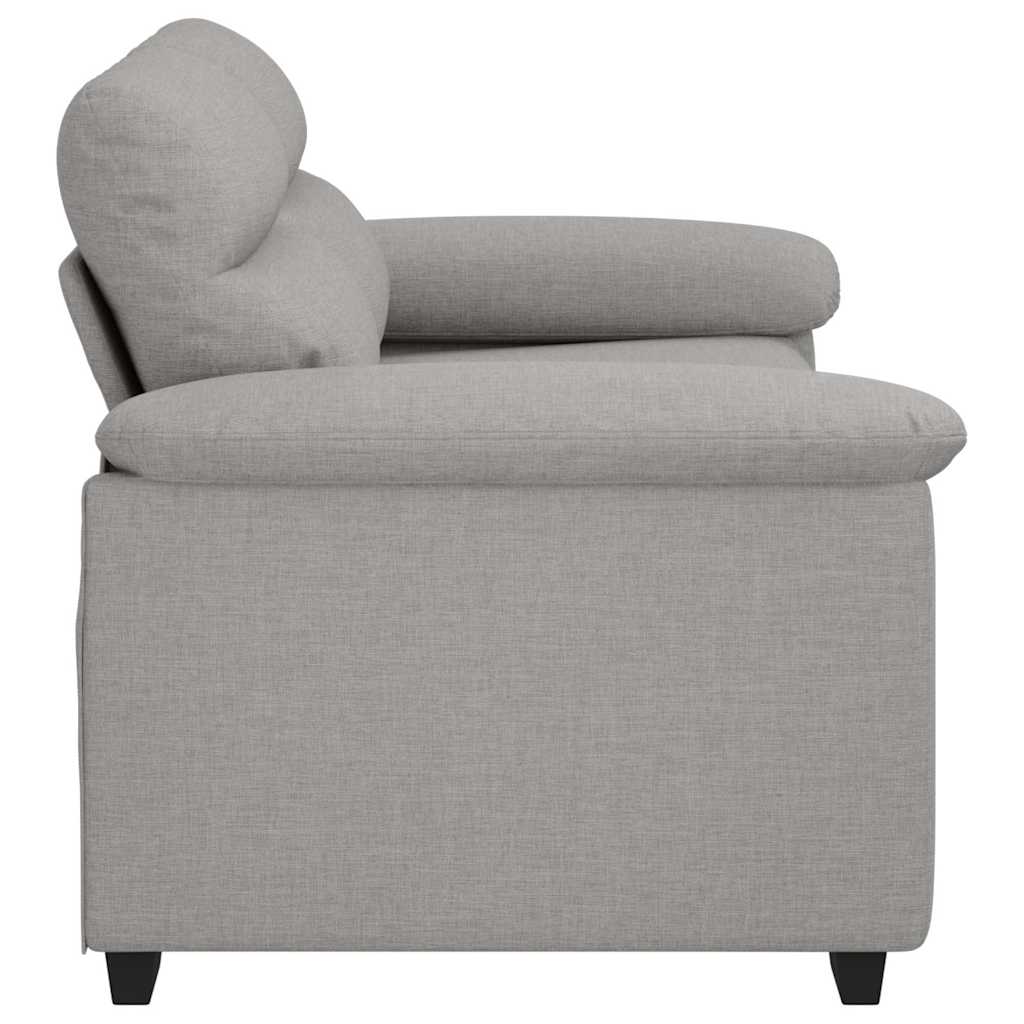 vidaXL Sofa 2-osobowa Cloud Grey 160x81x84 cm Tkanina