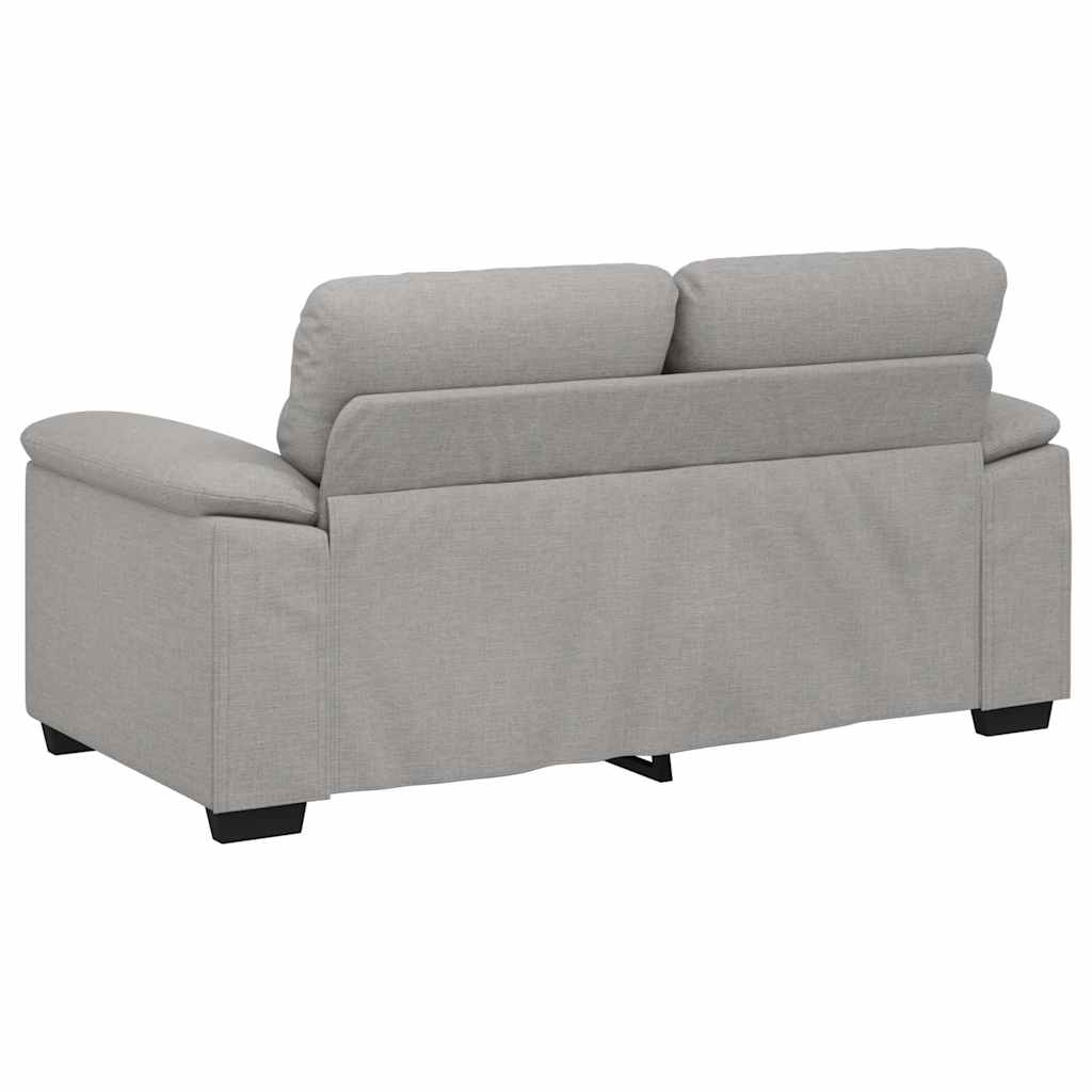 vidaXL Sofa 2-osobowa Cloud Grey 160x81x84 cm Tkanina