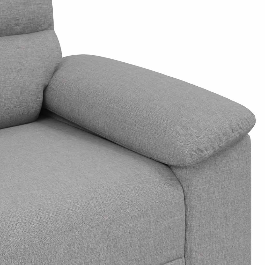vidaXL Sofa 2-osobowa Cloud Grey 160x81x84 cm Tkanina