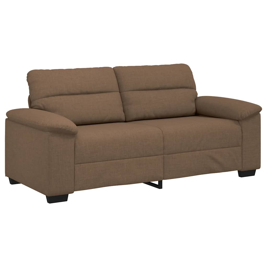 vidaXL Sofa 2-osobowa, brązowa, 180x81x84 cm, tkaniną