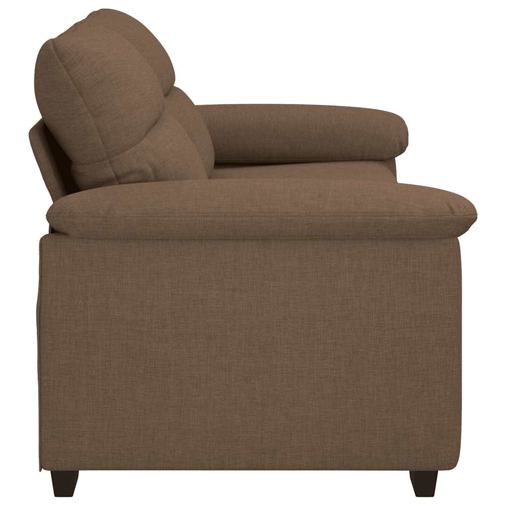 vidaXL Sofa 2-osobowa, brązowa, 180x81x84 cm, tkaniną