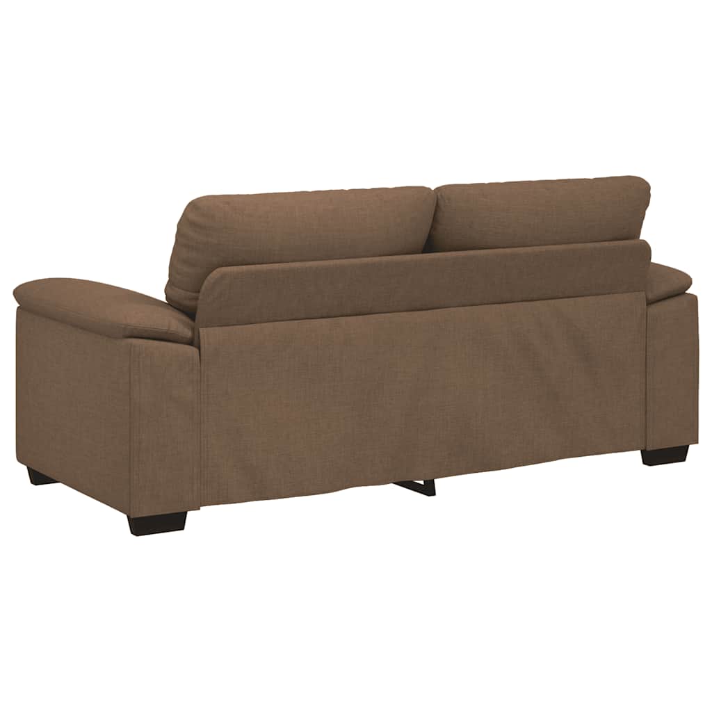 vidaXL Sofa 2-osobowa, brązowa, 180x81x84 cm, tkaniną