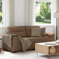 vidaXL Sofa 2-osobowa, brązowa, 180x81x84 cm, tkaniną