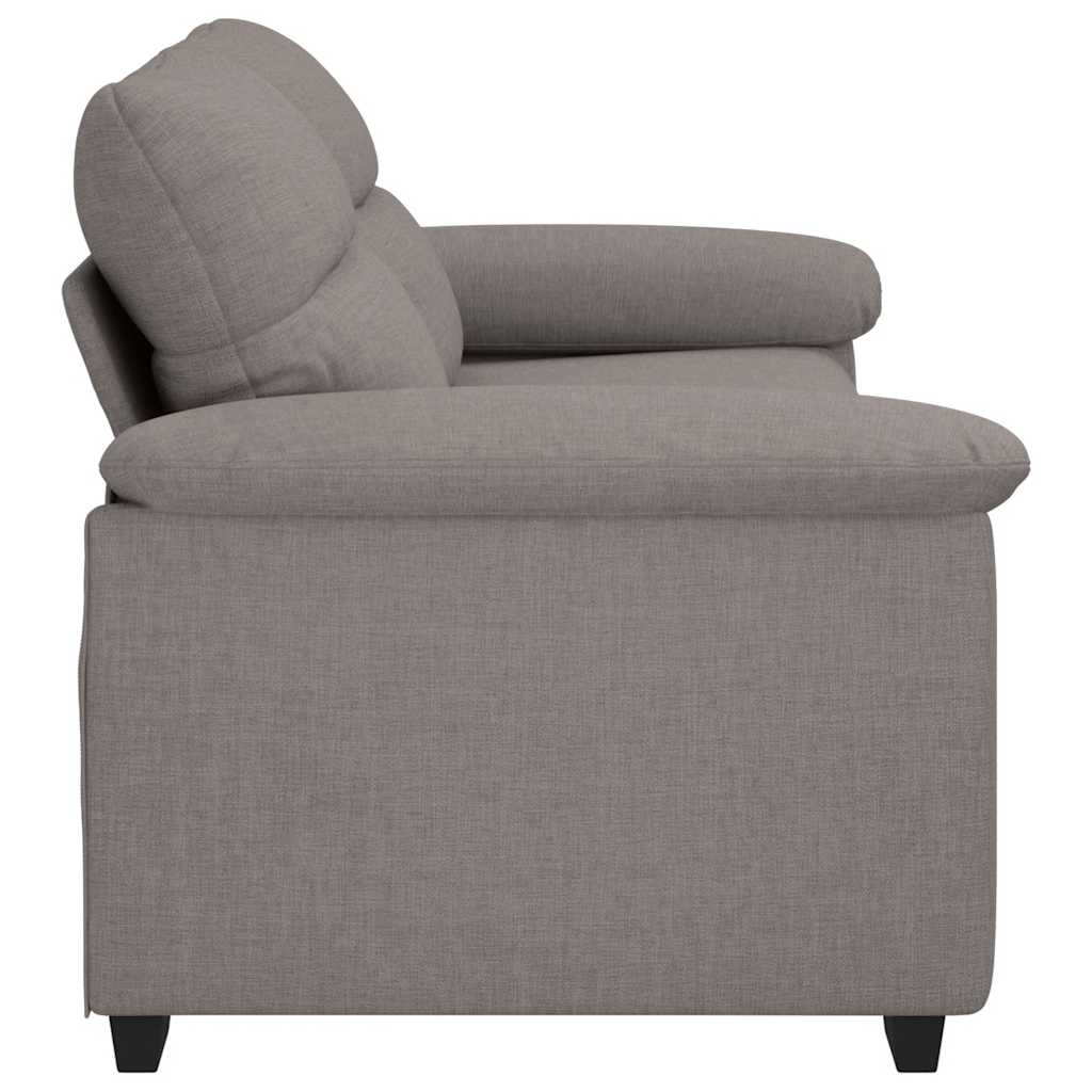 vidaXL Sofa 2-osobowa, kolor taupe, 180x81x84 cm, tkaniną