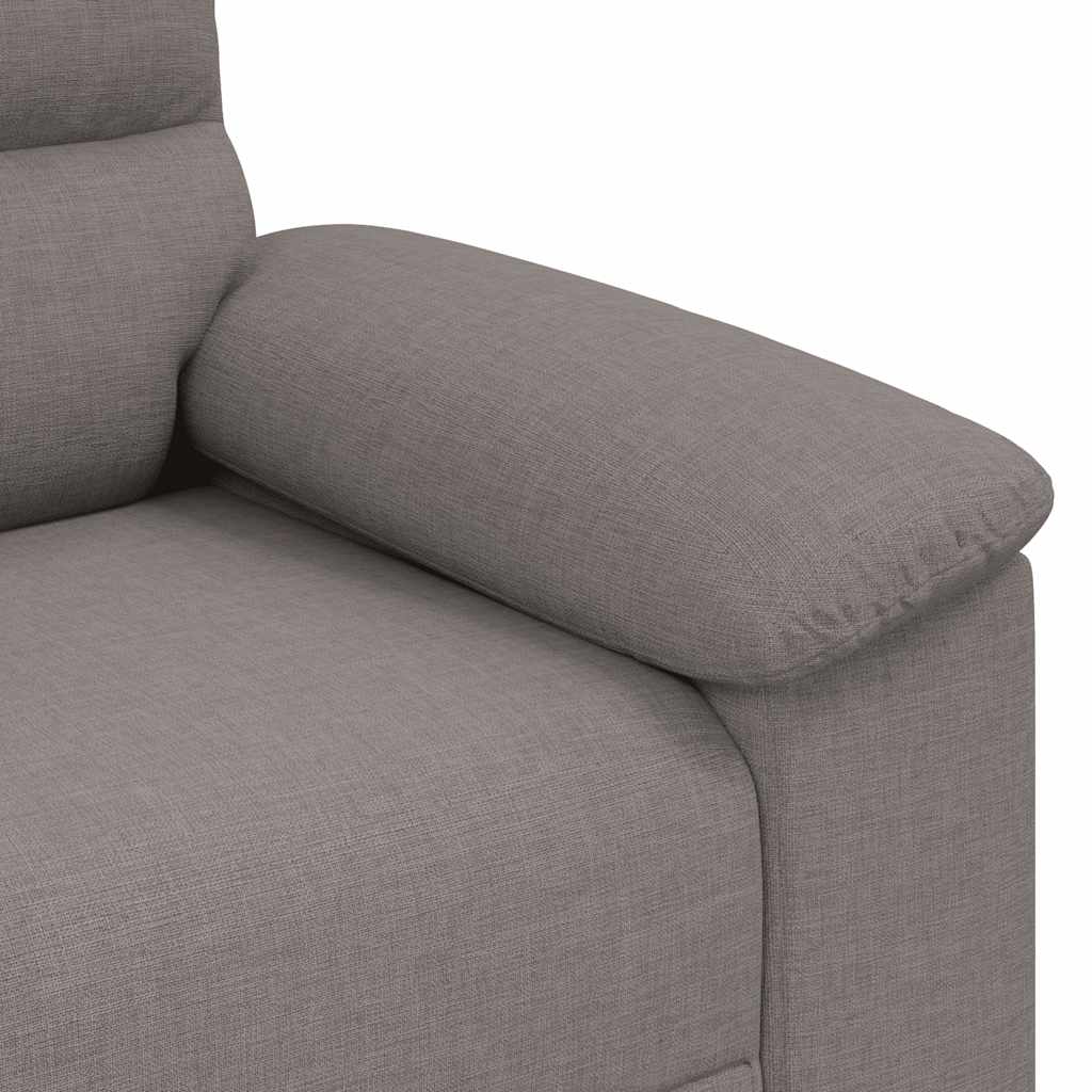 vidaXL Sofa 2-osobowa, kolor taupe, 180x81x84 cm, tkaniną