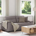 vidaXL Sofa 2-osobowa, kolor taupe, 180x81x84 cm, tkaniną