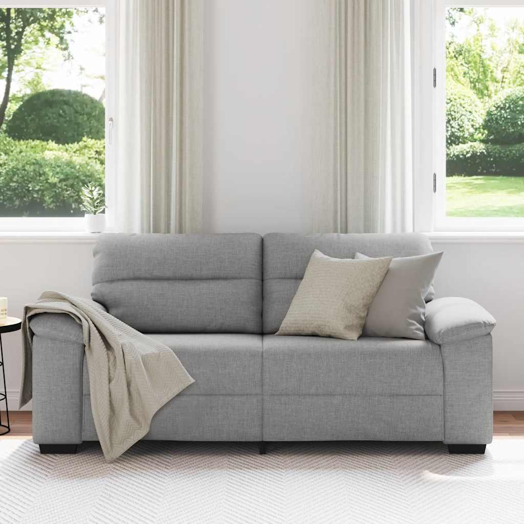 vidaXL Sofa 2-osobowa, szara chmurowy, 180x81x84 cm, tkaniną