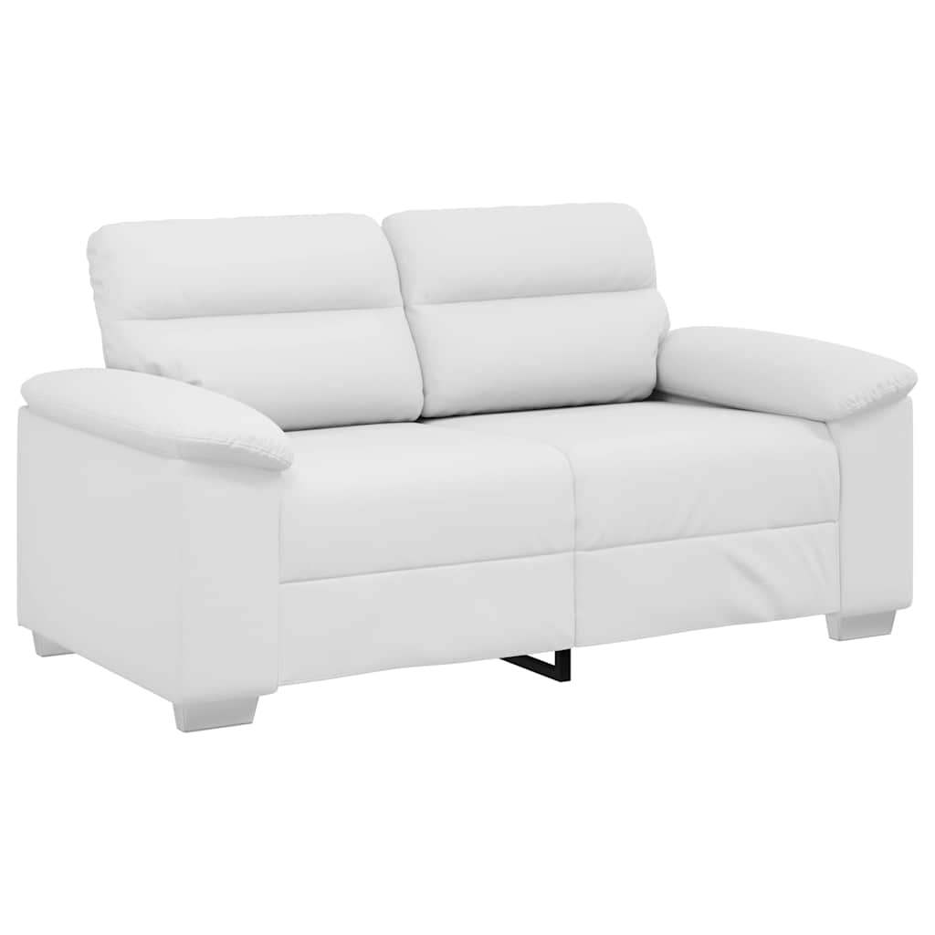 vidaXL Sofa 2-osobowa biała 160x81x84 cm ze skóry ekologicznej