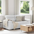 vidaXL Sofa 2-osobowa biała 160x81x84 cm ze skóry ekologicznej
