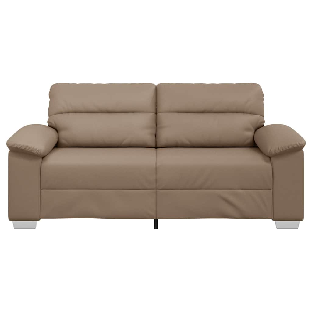 vidaXL 2-osobowa sofa Cappuccino 180x81x84 cm ze skóry ekologicznej