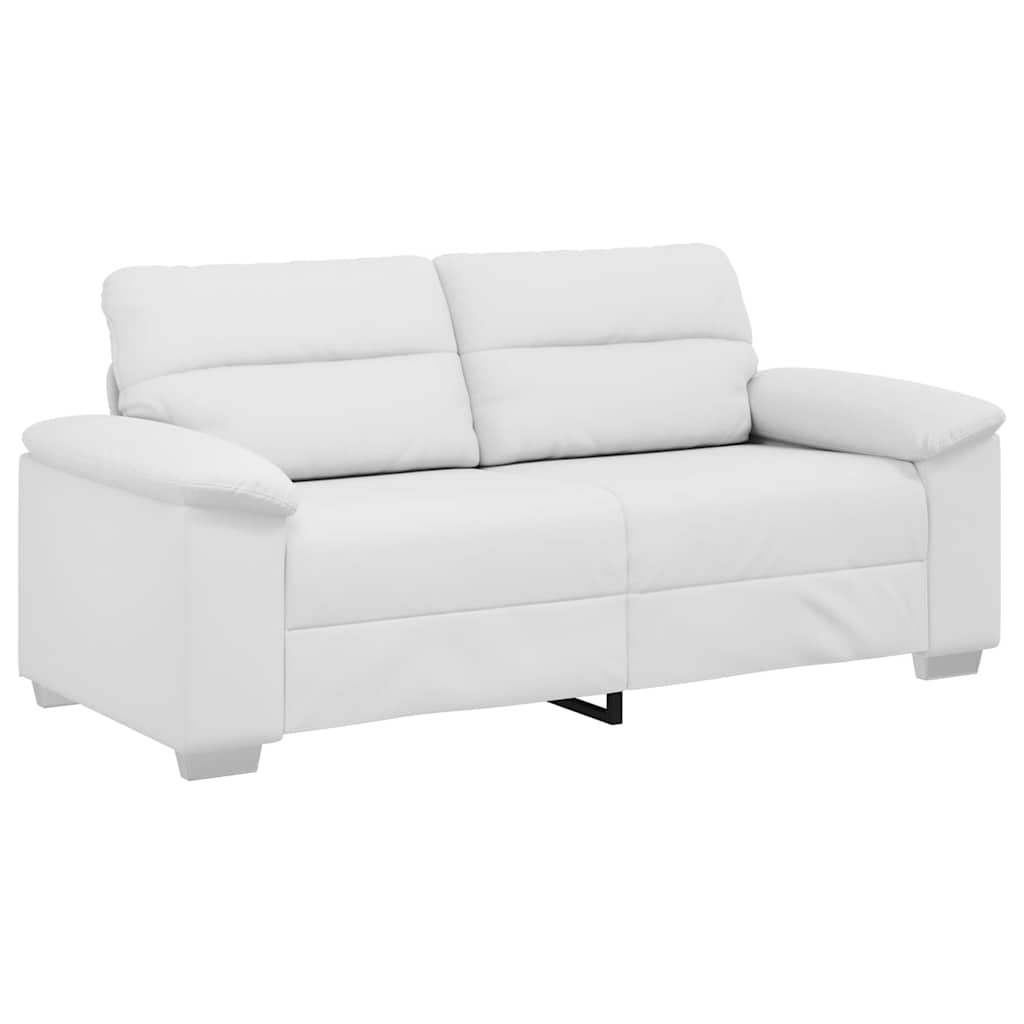 vidaXL Sofa 2-osobowa biała 180x81x84 cm ze skóry ekologicznej