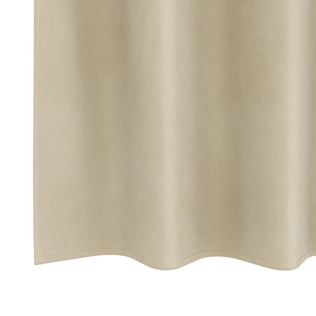 vidaXL Zasłony zaciemniające 2 pcs Kremowy 140 x 225 cm Aksamit