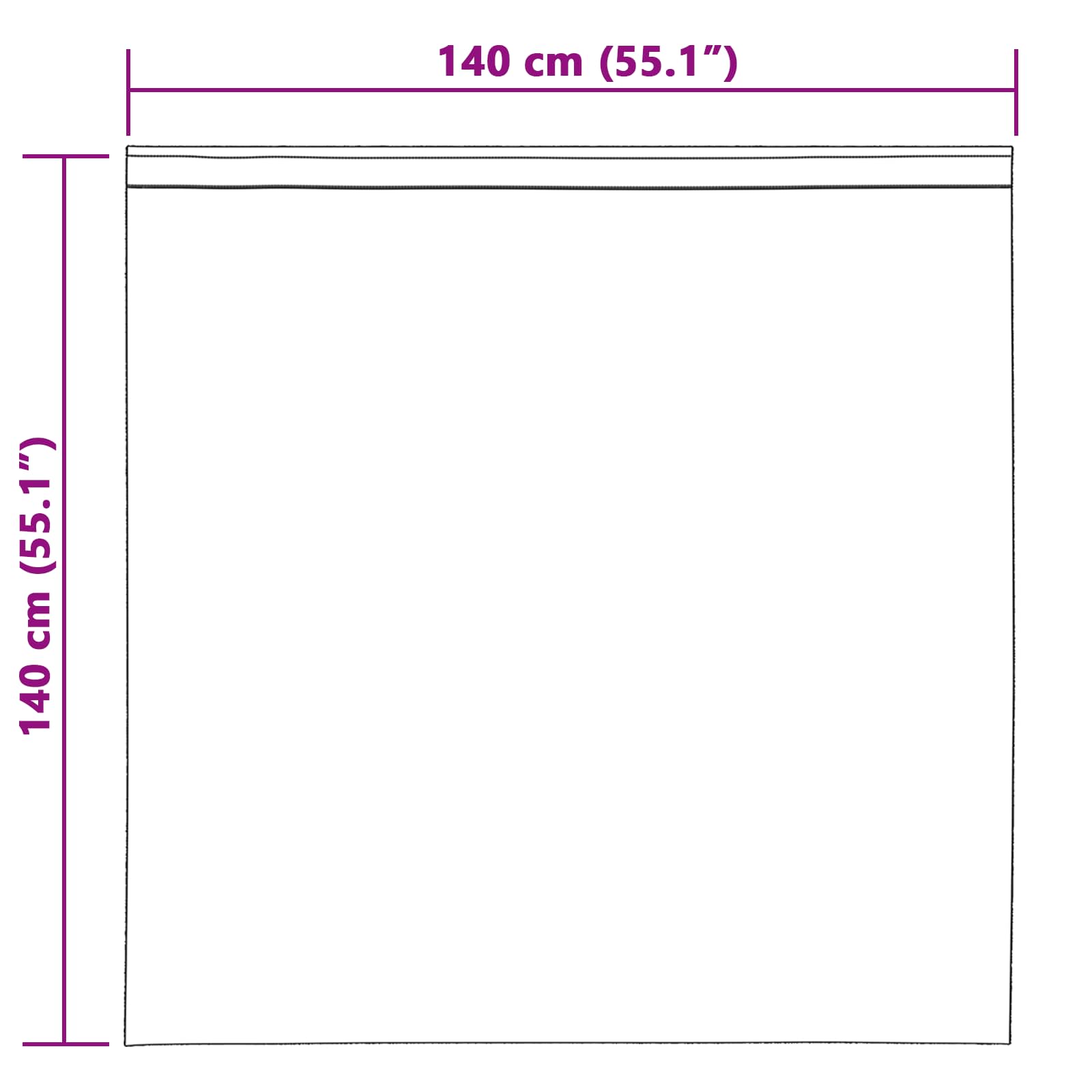 vidaXL Zasłony zaciemniające 2 pcs Kremowy 140 x 140 cm Aksamit