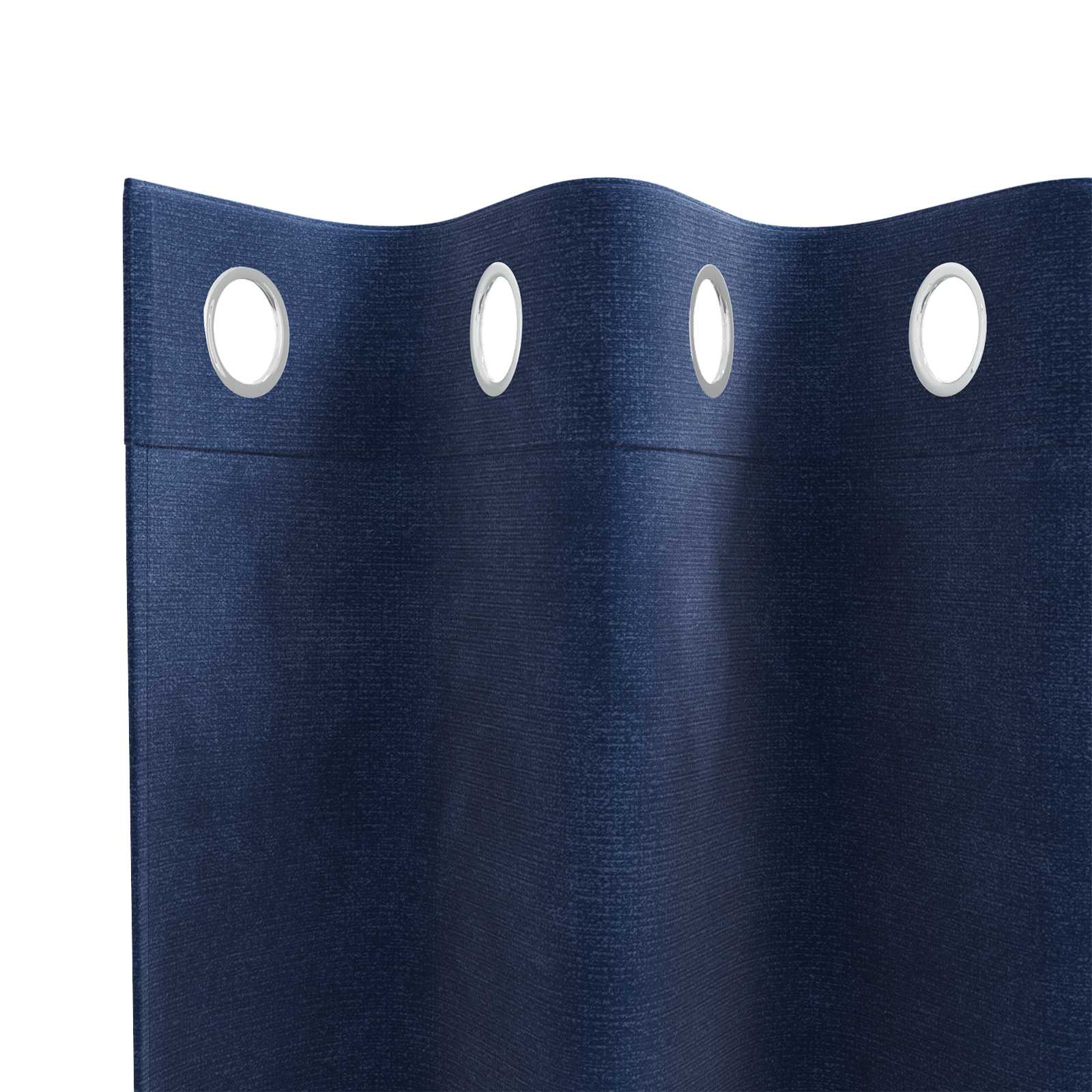 vidaXL Zasłony zaciemniające 2 pcs Ciemnoniebieski 140 x 260 cm