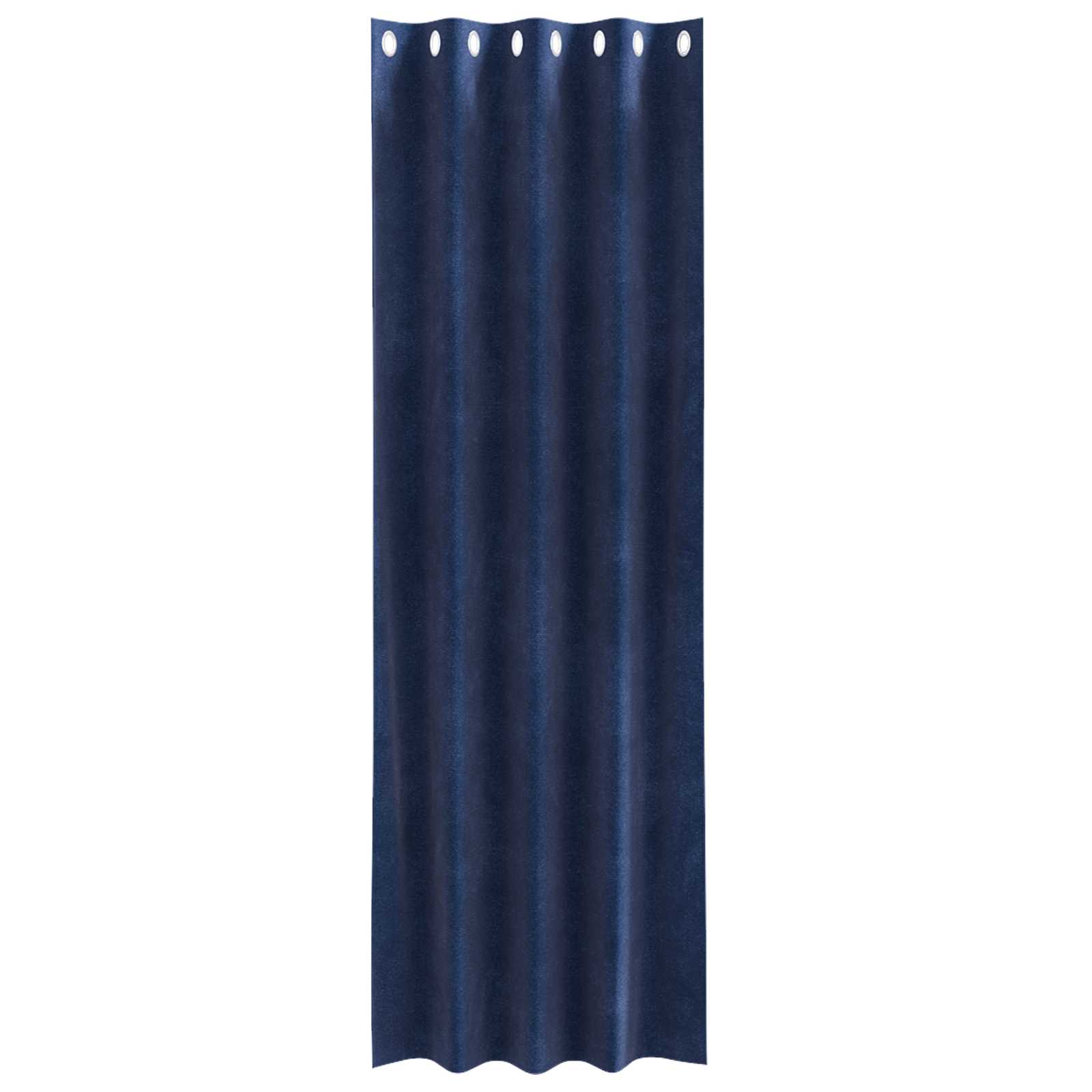 vidaXL Zasłony zaciemniające 2 pcs Ciemnoniebieski 140 x 260 cm