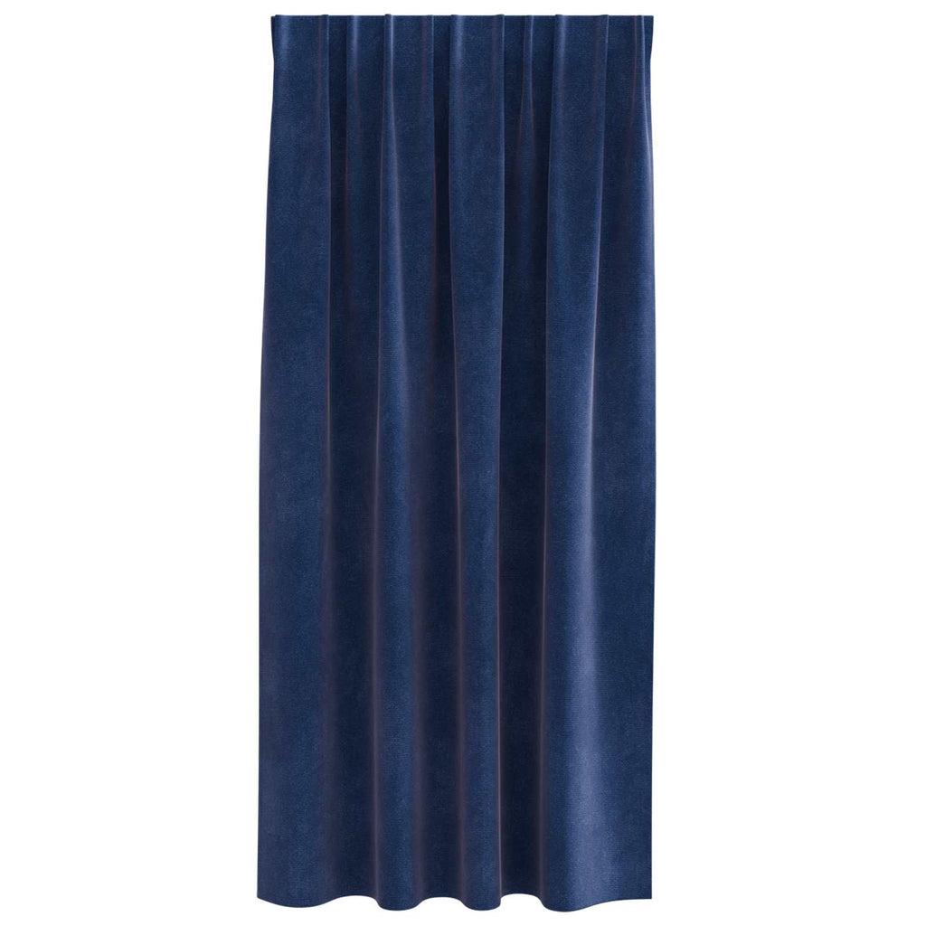 vidaXL Zasłony zaciemniające 2 pcs Ciemnoniebieski 140 x 175 cm
