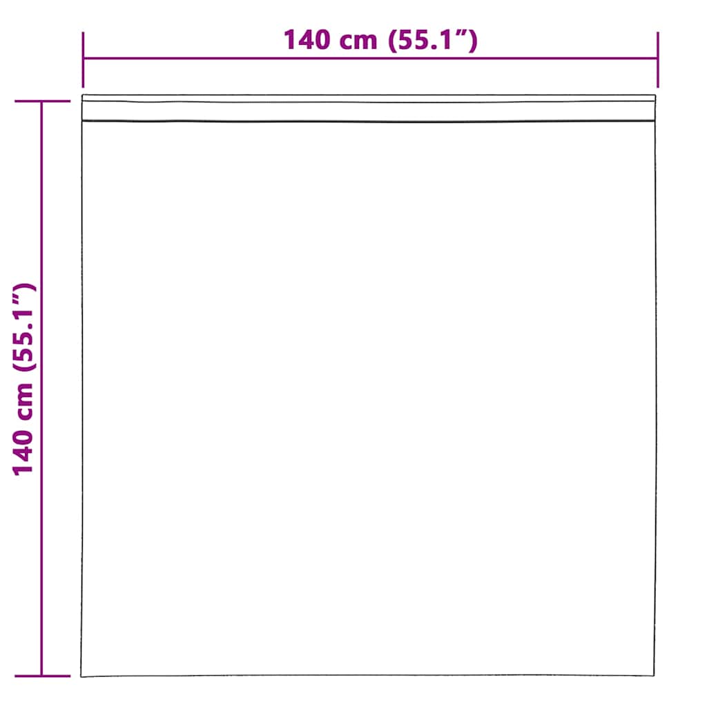 vidaXL Zasłony zaciemniające 2 pcs Ciemna zieleń 140 x 140 cm Aksamit