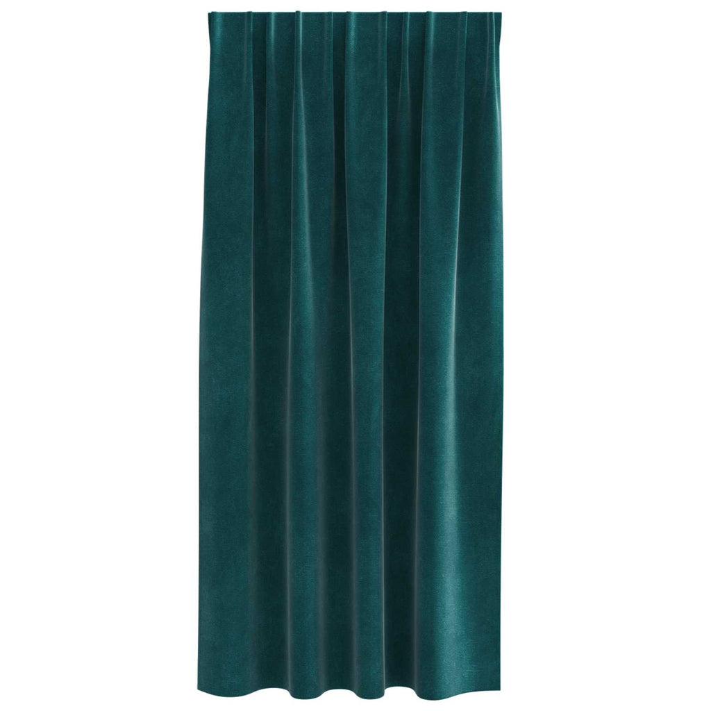 vidaXL Zasłony zaciemniające 2 pcs Ciemna zieleń 140 x 175 cm Aksamit