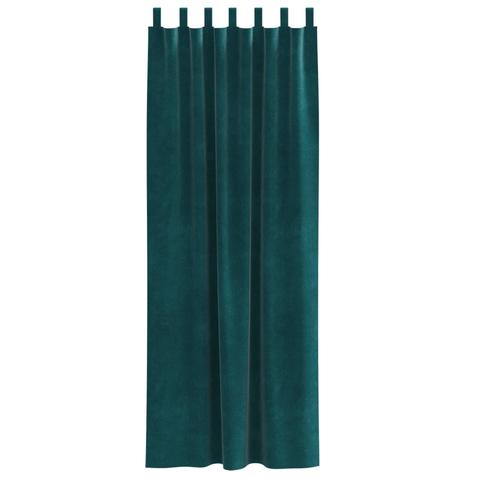 vidaXL Zasłony zaciemniające 2 pcs Ciemna zieleń 140 x 245 cm Aksamit