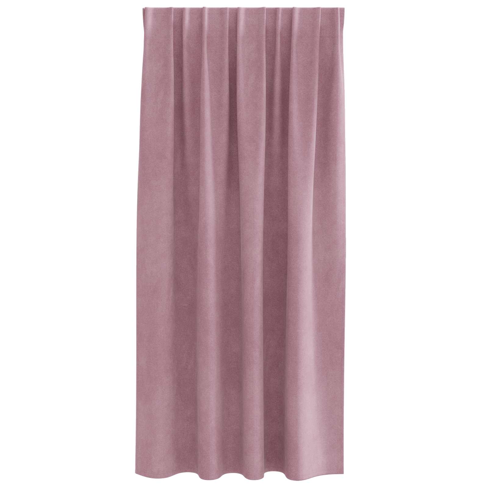 vidaXL Zasłony zaciemniające 2 pcs Ciemny Róż 140 x 175 cm Aksamit