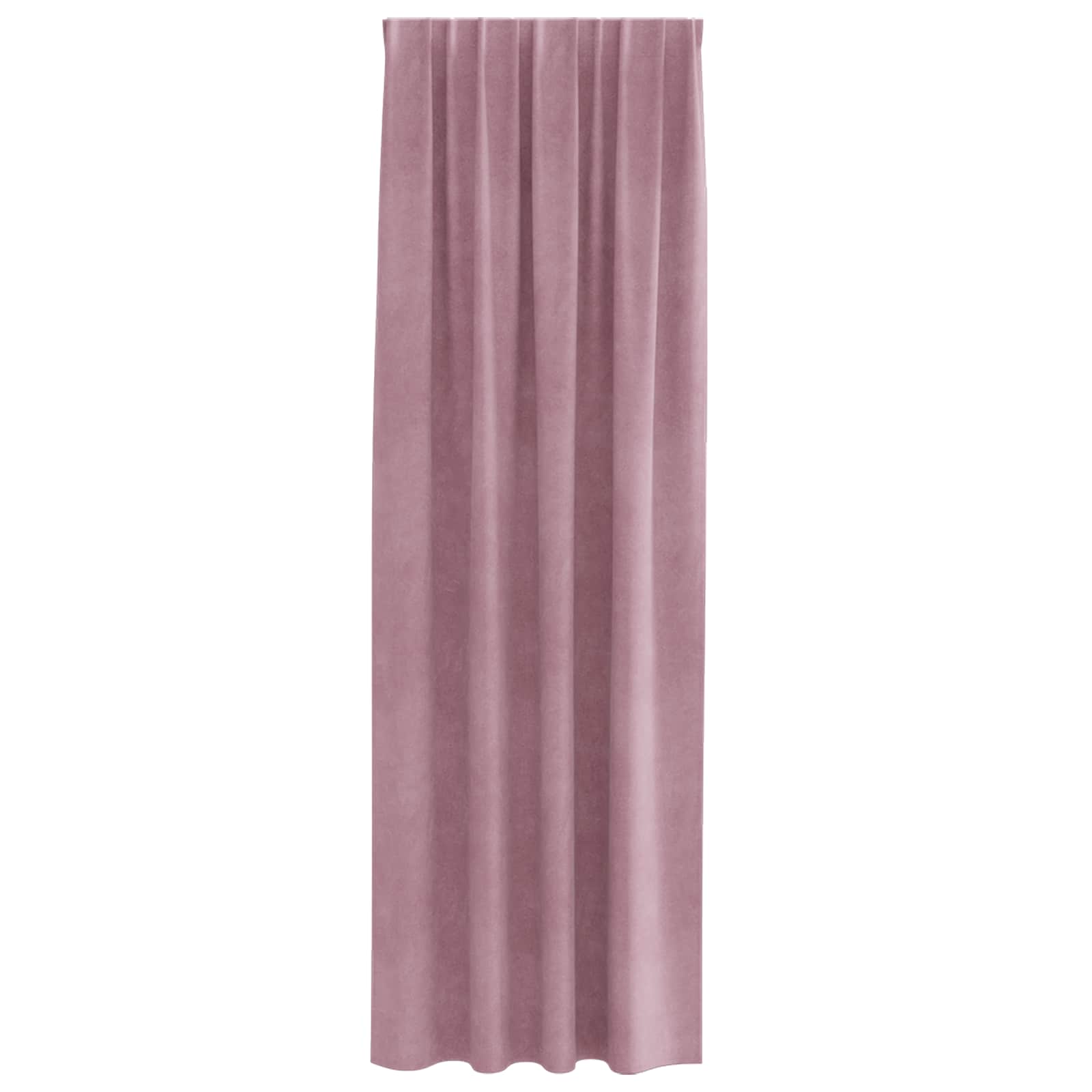 vidaXL Zasłony zaciemniające 2 pcs Ciemny Róż 140 x 245 cm Aksamit