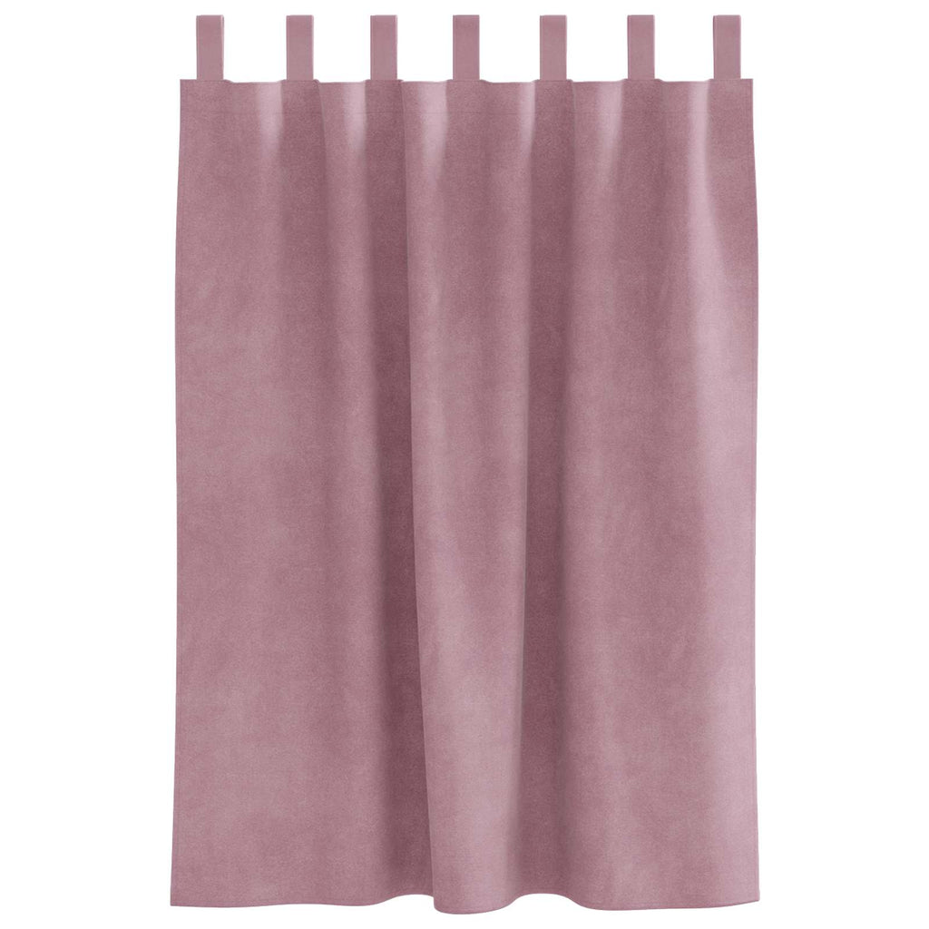 vidaXL Zasłony zaciemniające 2 pcs Ciemny Róż 140 x 140 cm Aksamit