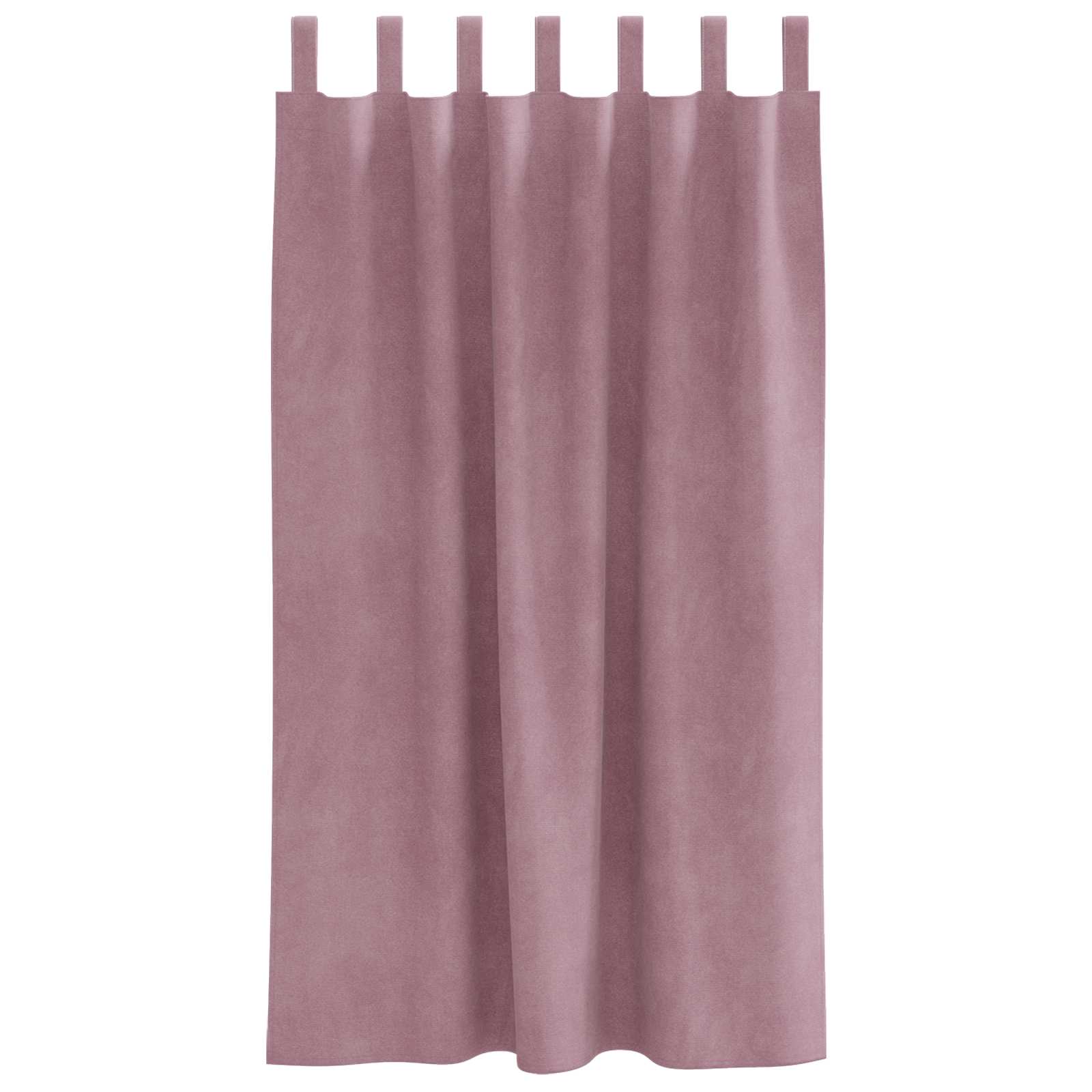 vidaXL Zasłony zaciemniające 2 pcs Ciemny Róż 140 x 175 cm Aksamit
