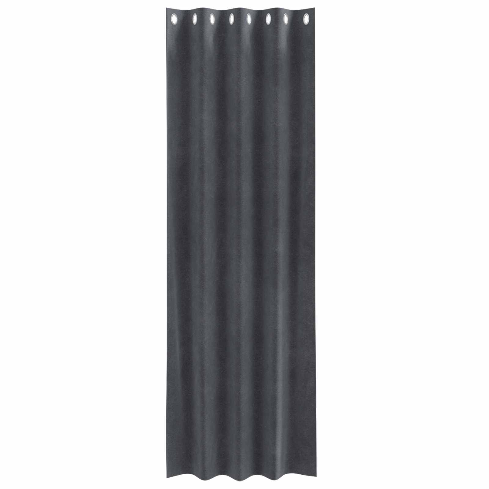vidaXL Zasłony zaciemniające 2 pcs Jasnoszary 140 x 260 cm Aksamit