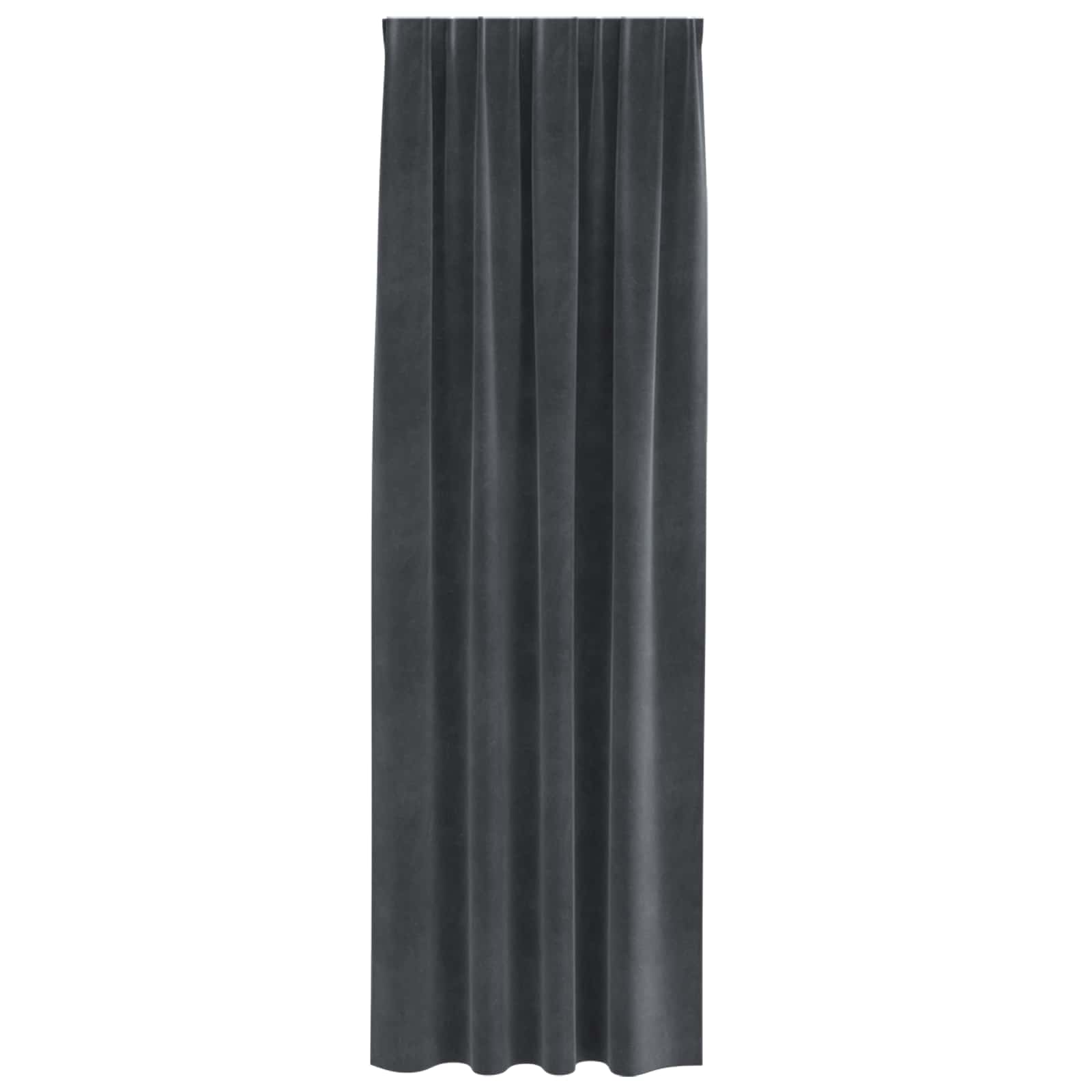 vidaXL Zasłony zaciemniające 2 pcs Jasnoszary 140 x 225 cm Aksamit