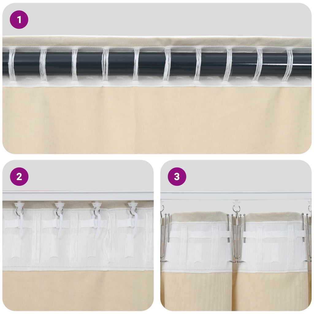 vidaXL Zasłony zaciemniające 2 pcs Jasnoszary 140 x 260 cm Aksamit