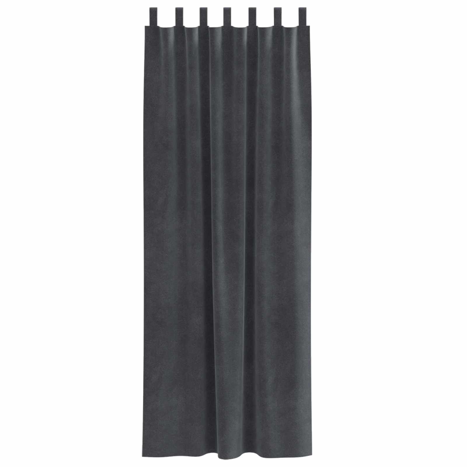 vidaXL Zasłony zaciemniające 2 pcs Jasnoszary 140 x 260 cm Aksamit