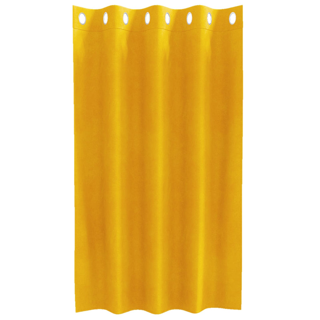 vidaXL Zasłony zaciemniające 2 pcs Musztardowy Żółty 140 x 140 cm