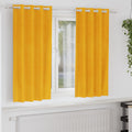 vidaXL Zasłony zaciemniające 2 pcs Musztardowy Żółty 140 x 175 cm