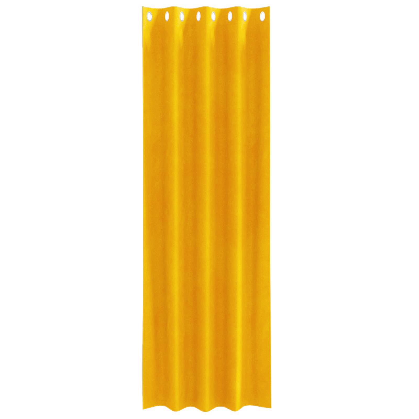 vidaXL Zasłony zaciemniające 2 pcs Musztardowy Żółty 140 x 245 cm
