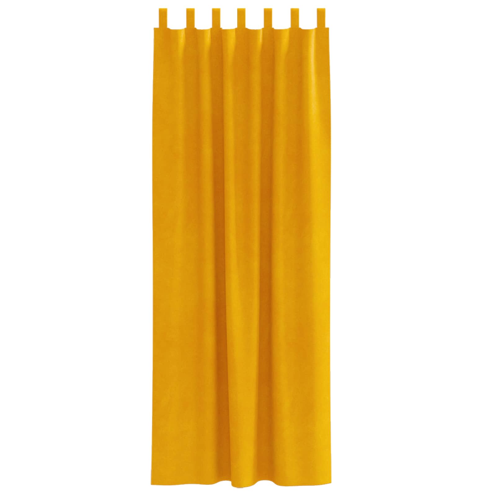 vidaXL Zasłony zaciemniające 2 pcs Musztardowy Żółty 140 x 245 cm