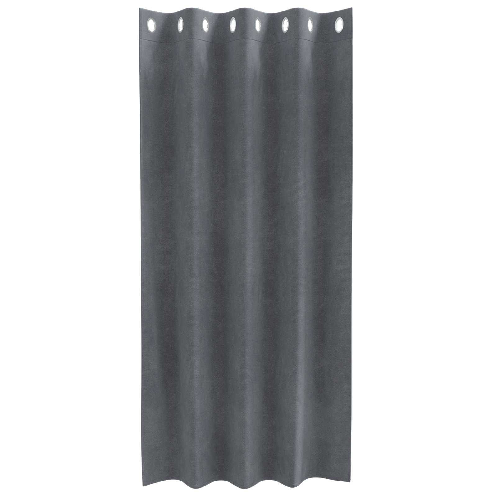 vidaXL Zasłony zaciemniające 2 pcs Jasnoszary 140 x 175 cm Aksamit