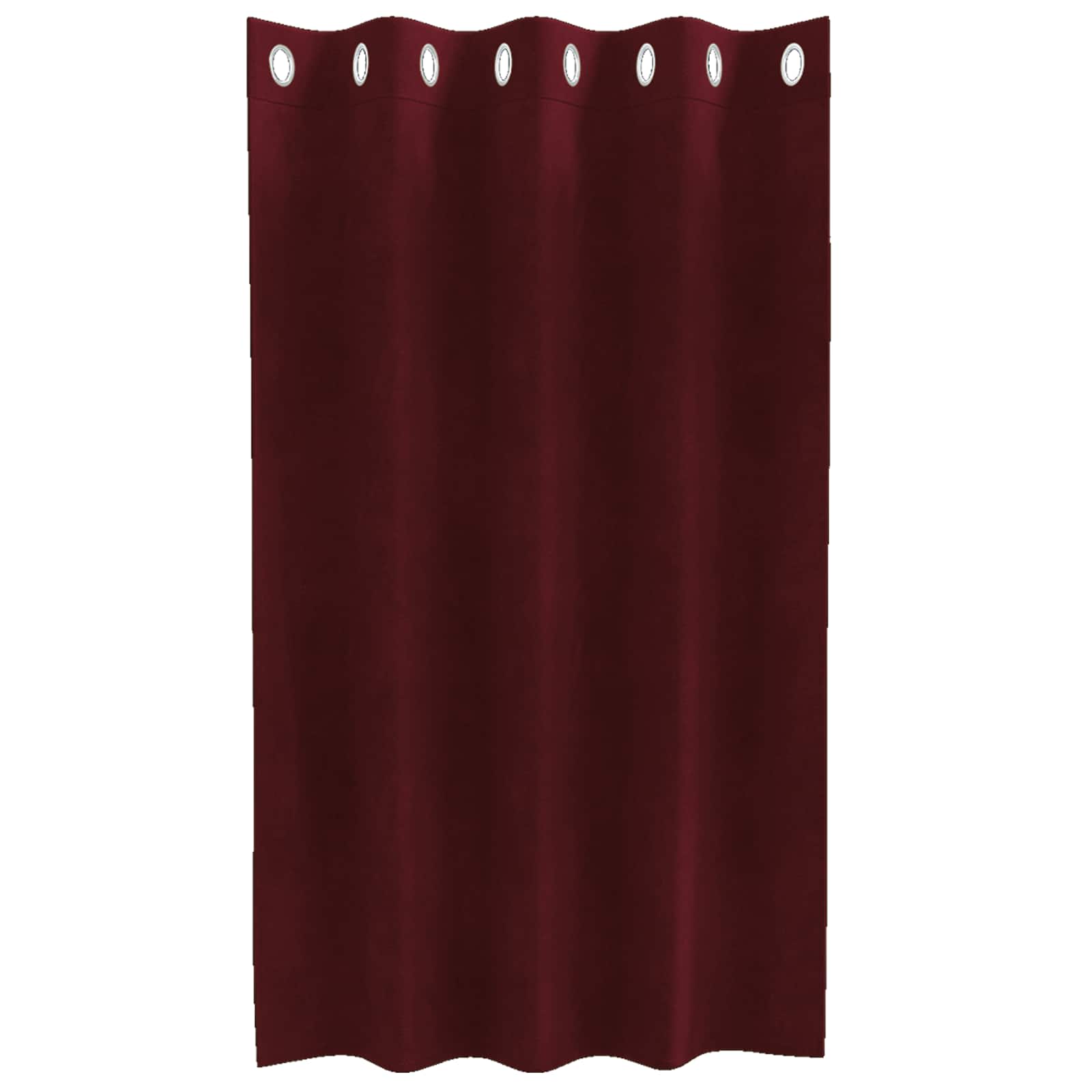 vidaXL Zasłony zaciemniające 2 pcs Czerwone wino 140 x 140 cm Aksamit