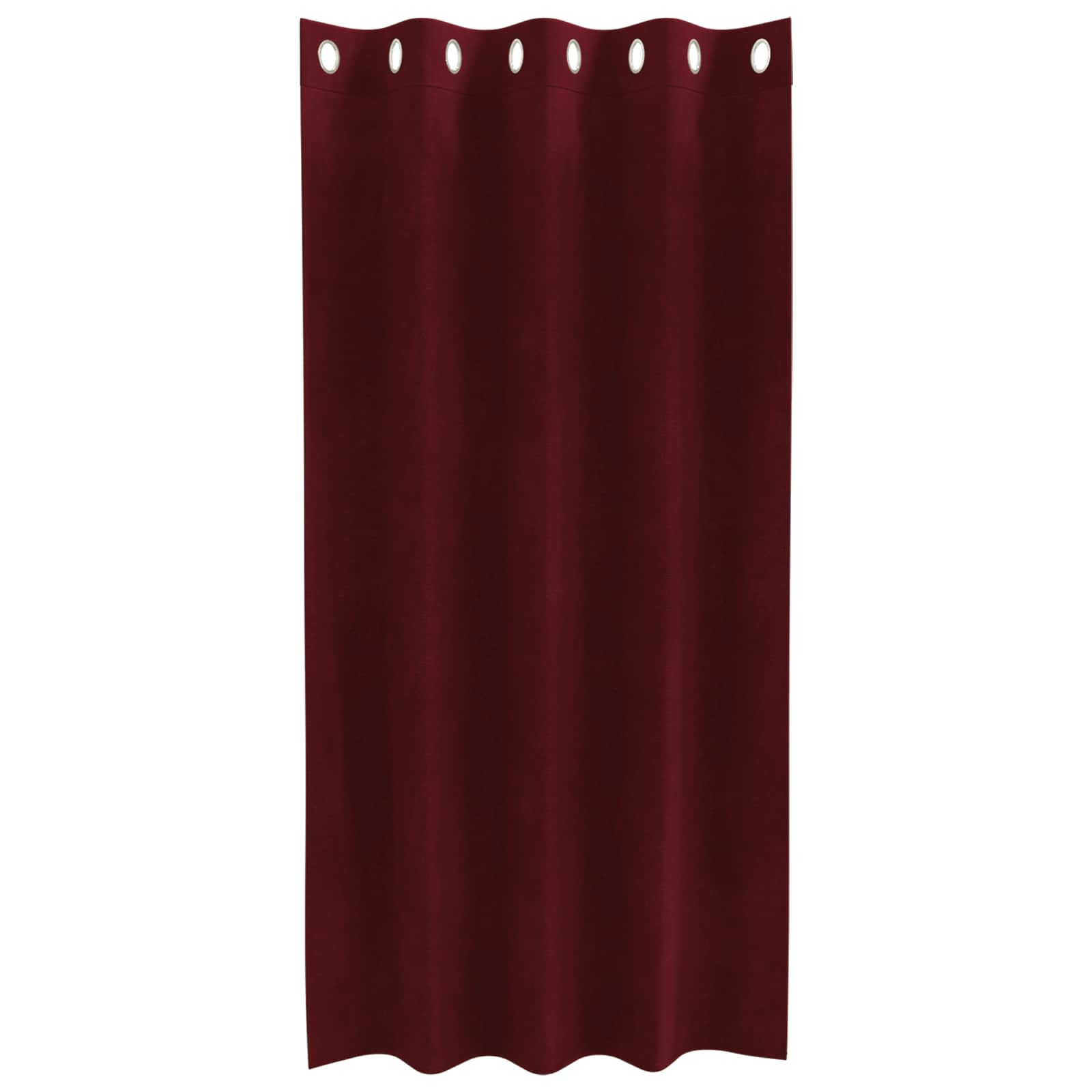 vidaXL Zasłony zaciemniające 2 pcs Czerwone wino 140 x 175 cm Aksamit
