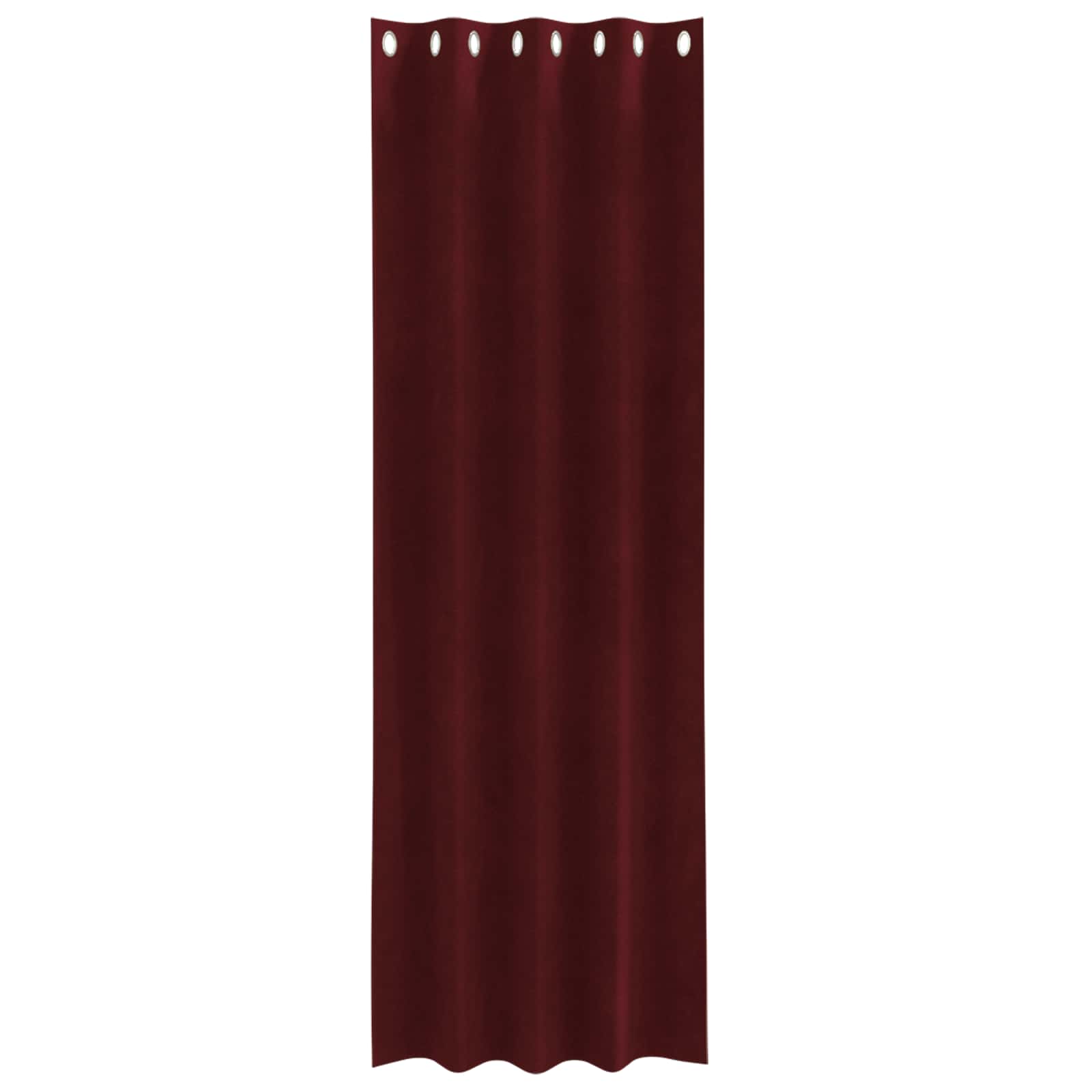 vidaXL Zasłony zaciemniające 2 pcs Czerwone wino 140 x 225 cm Aksamit