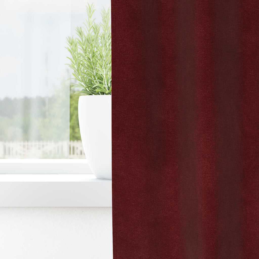 vidaXL Zasłony zaciemniające 2 pcs Czerwone wino 140 x 175 cm Aksamit